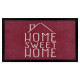 Protiskluzová rohožka Home sweet home 105380 Brick red - na ven i na doma