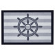 Rohožka námořní kormidlo 105364 Anthracite grey - na ven i na doma