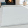 AKCE: 80x150 cm Kusový koberec Fluffy Shaggy 3500 white