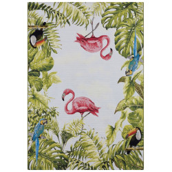 Kusový koberec Flair 105616 Tropical Birds Multicolored – na ven i na doma