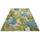 Kusový koberec Flair 105617 Tropical Leaves Turqouise Green – na ven i na doma