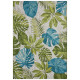 Kusový koberec Flair 105617 Tropical Leaves Turqouise Green – na ven i na doma