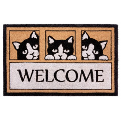 Rohožka Welcome, 3 kočky 105708 - na ven i na doma