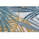 AKCE: 200x290 cm Kusový koberec Cooper Sisal Palm leaves 22258 ecru/navy – na ven i na doma