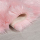 DOPRODEJ: 120x170 cm Kusový koberec Faux Fur Sheepskin Pink