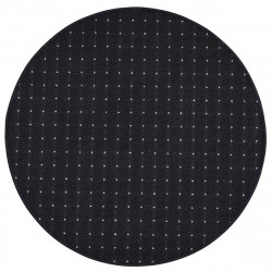 AKCE: 57x57 (průměr) kruh cm Kusový koberec Udinese antracit kruh