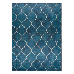 AKCE: 120x170 cm Kusový koberec ANDRE Maroccan trellis 1181 blue