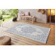 AKCE: 80x150 cm Kusový koberec Beach 103853 Cream/Blue – na ven i na doma