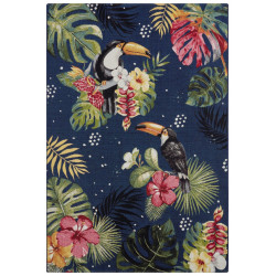 AKCE: 80x165 cm Kusový koberec Flair 105609 Tropical Dream Blue Multicolored – na ven i na doma