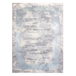 AKCE: 180x270 cm Kusový koberec Core A004 Frame ivory/grey and blue