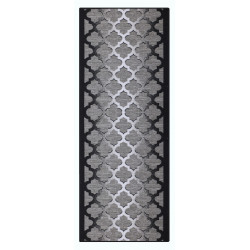 AKCE: 100x100 cm Protiskluzový běhoun na míru Zel 1017 Silver (Grey) - obšitý ze všech stran