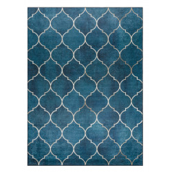 AKCE: 160x220 cm Kusový koberec ANDRE Maroccan trellis 1181 blue