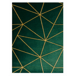 AKCE: 80x150 cm Kusový koberec Emerald 1013 green and gold