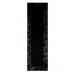 AKCE: 70x300 cm Běhoun Gloss 408C 86 geometric black/gold