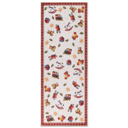 DOPRODEJ: 80x200 cm Běhoun Villeroy & Boch Toy's delight s potiskem 106192 Red, Multicolor