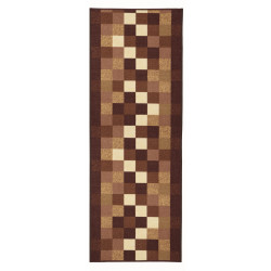 AKCE: 150x67 cm Protiskluzový běhoun na míru Zel 1021 Brown