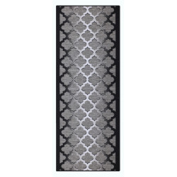 AKCE: 100x67 cm Protiskluzový běhoun na míru Zel 1017 Silver (Grey) - obšitý ze všech stran