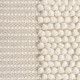 Kusový koberec Bobble Wool Ivory