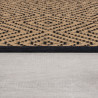 Kusový koberec Geometric Jute Black