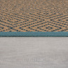 Kusový koberec Geometric Jute Blue