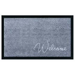 Protiskluzová rohožka Welcome 104507 Grey/Blue - na ven i na doma