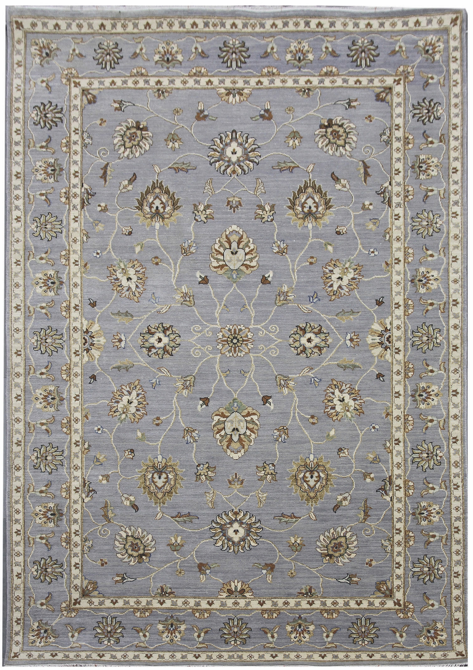 Diamond Carpets koberce Ručně vázaný kusový koberec Diamond DC-M 2 Light grey/light grey - 140x200 cm